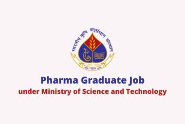 Pharma Graduate Job at Indian Agricultural Research Institute