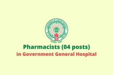 Pharmacists Jobs in Government General Hospital