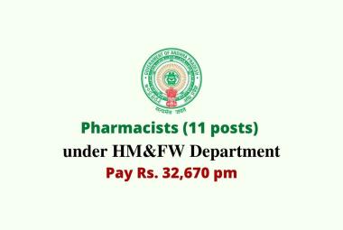 Vizianagaram District Pharmacists Job