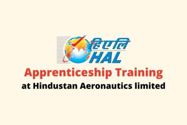 Applications are invited for Apprenticeship Training at Hindustan Aeronautics limited
