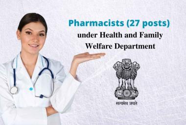 Hiring Pharmacists to work under Health and Family Welfare Department