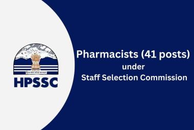 Job Openings for Pharmacists under Staff Selection Commission