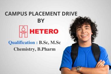 MIPER KURNOOL CAMPUS PLACEMENT DRIVE BY HETERO LABS LIMITED