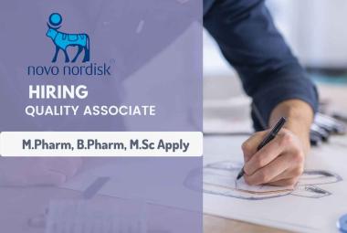 Novo Nordisk looking for Quality Associate 