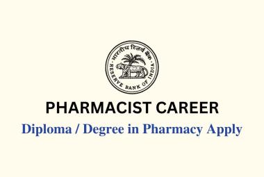 Opportunity for Pharmacist to Join Reserve Bank of India