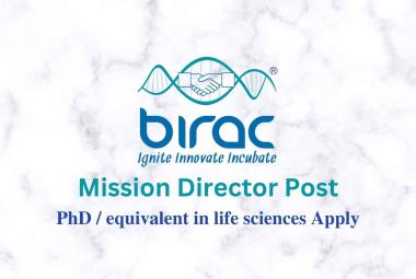 Vacancy for Mission Director at BIRAC