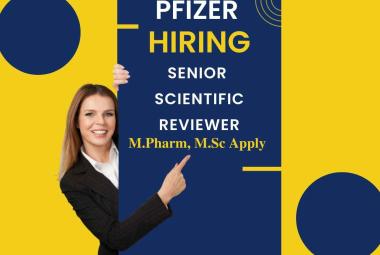Work as Senior Scientific Reviewer at Pfizer 
