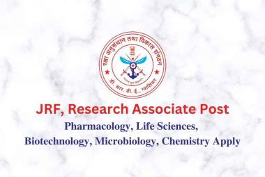 DRDE invites applications for Junior Research Fellow, Research Associate