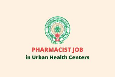 Job for Pharmacist in Urban Health Centers