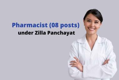 Job for Pharmacist under Zilla Panchayat