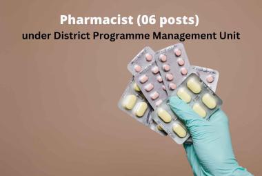 Job for Pharmacist under District Programme Management Unit