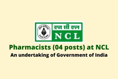 Job for Pharmacists at NCL