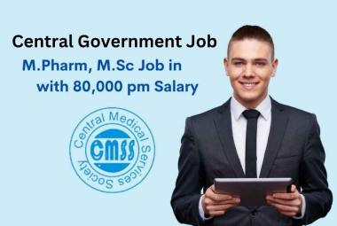 Jobs for B.Pharm at Central Medical Services Society