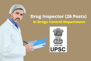 Drug Inspector in Drugs Control Department, Public Service commissio
