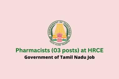 Vacancy for Pharmacists at HRCE