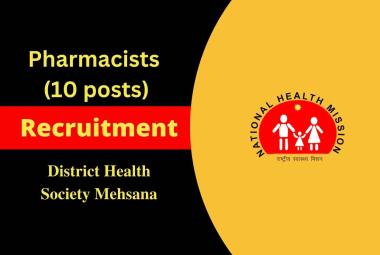Recruitment for Pharmacists at District Health Society
