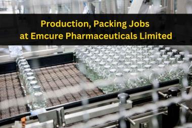 Recruitment in Production, Packing at Emcure Pharmaceuticals Limited - walk in