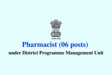 Job for Pharmacist under District Programme Management Unit