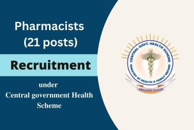 Career for Pharmacists under Central government Health Scheme, Mumbai