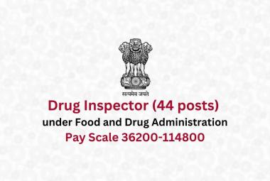 Job for Drug Inspector under Food and Drug Administration