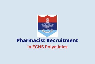 Job for Pharmacist in ECHS Polyclinics