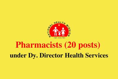 Job for Pharmacists under Dy. Director Health Services