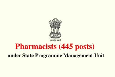 Job for Pharmacists under State Programme Management Unit