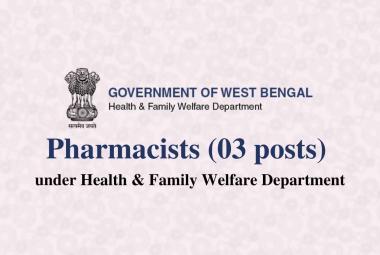 Pharmacists under Health Medical & Family Welfare Department