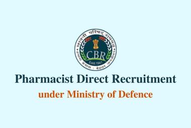 Opportunity for Pharmacist under Ministry of Defence