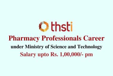 Career for Pharmacy Professionals at THSTI