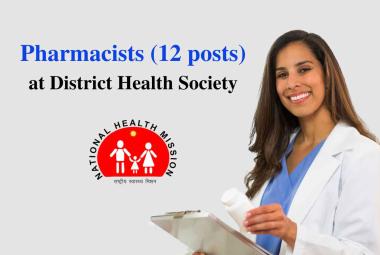 Job Openings for Pharmacists at District Health Society