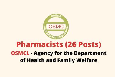 Opening for Pharmacists in OSMCL