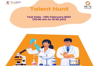Sun Pharmaceuticals Talent Hunt Program