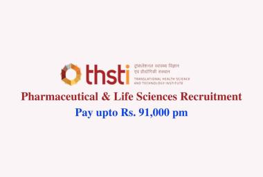 THSTI Pharmaceutical & Life Sciences Recruitment