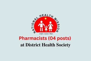 Vacancy for Pharmacists at District Health Society