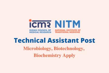 Vacancy for Technical Assistant at NITM