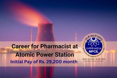 Career for Pharmacist at Atomic Power Station
