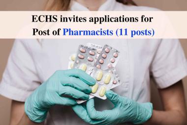 ECHS invites applications for Post of Pharmacists