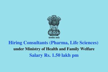 Hiring Consultants under Ministry of Health and Family Welfare