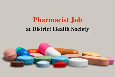 Vacancy for Pharmacist at District Health Society