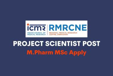 Applications are invited for post of Scientist at RMRCNE