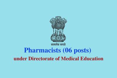 Career for Pharmacists under Directorate of Medical Education