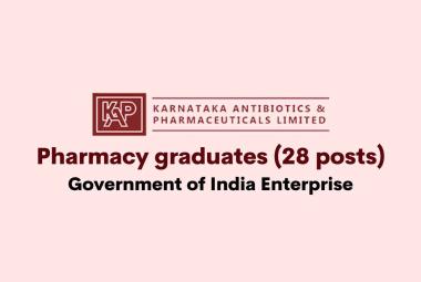Career for Pharmacy graduates at KAPL
