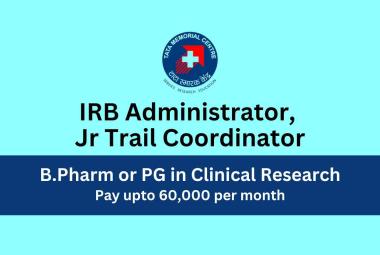 Pharma, Life Sciences Recruitment at Homi Bhabha Cancer Hospital Research Centre