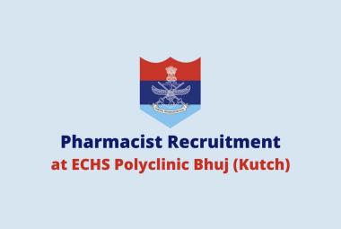 ECHS invites applications for Post of Pharmacist