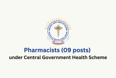 Job for Pharmacists under Central Government Health Scheme