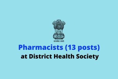 Recruitment for Pharmacists at District Health Society