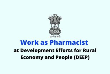 Vacancy for Pharmacist at Development Efforts for Rural Economy and People