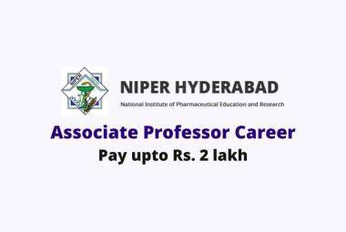 Career for Associate Professor at NIPER