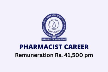 Career for Pharmacist at IISER